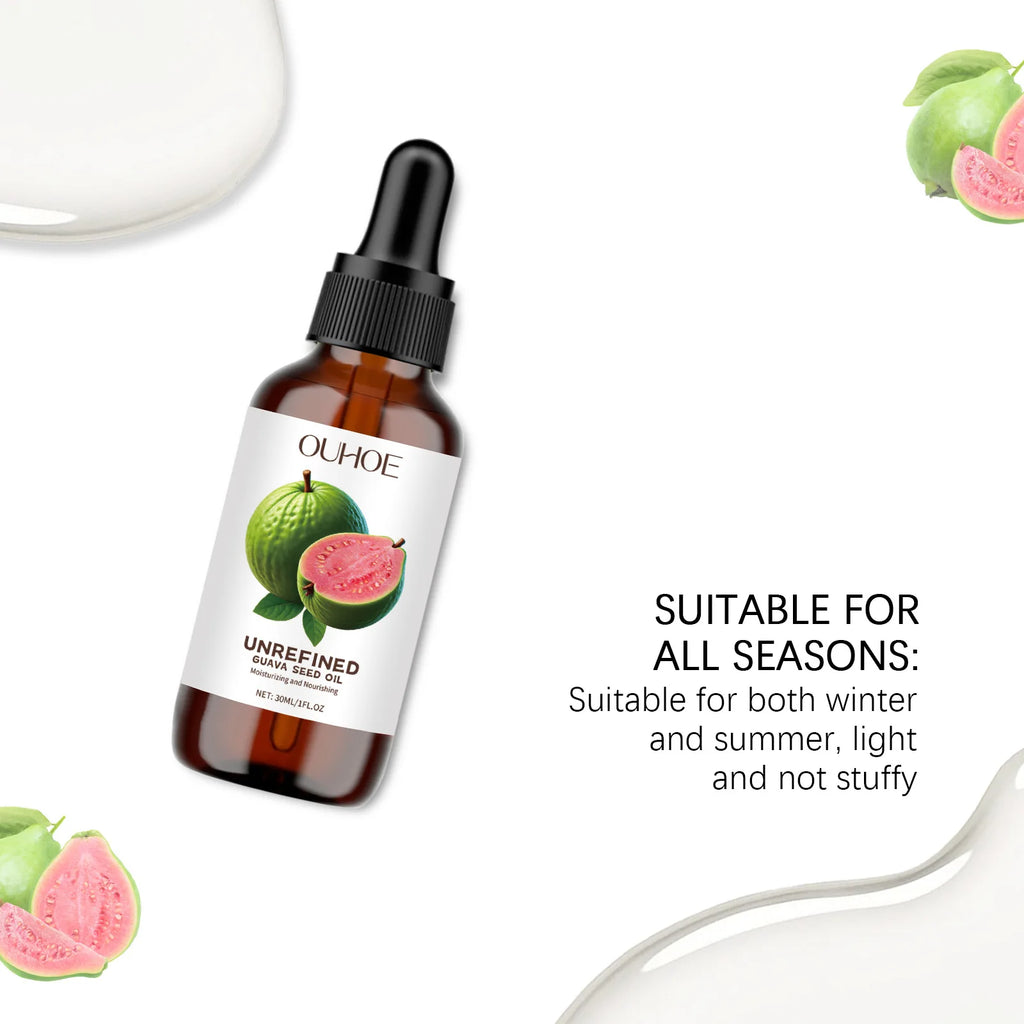 Guava Seed Facial Oil – Brighten, Hydrate & Minimize Pores 30ml Brightening Facial Oil QXL