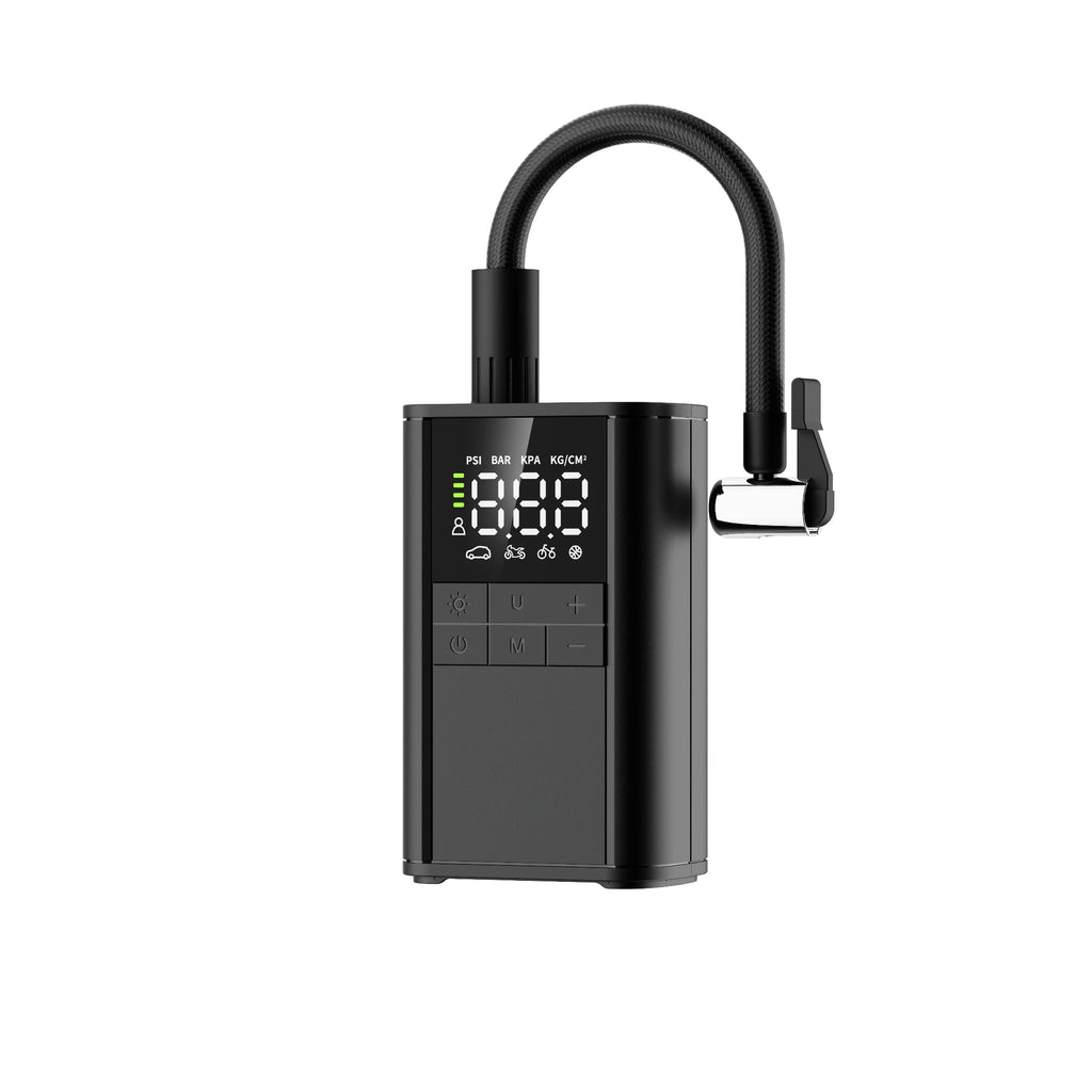 150PSI Cordless Tire Inflator | Digital Gauge & LED Light Portable Tire Inflator QXL T51