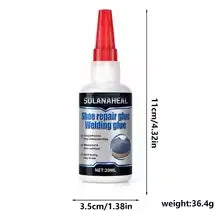 Shoe Repair Glue | Waterproof Wear-Resistant Adhesive 20ml Shoe Repair Adhesive QXL