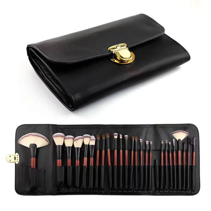 26-Piece Professional Makeup Brush Set | Horse Hair Brushes Makeup Brush Set QXL