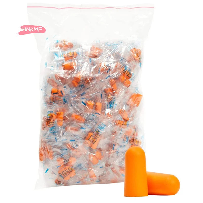 20-Pack Soft Foam Earplugs | Sleep, Travel & Noise Reduction Foam Earplugs QXL