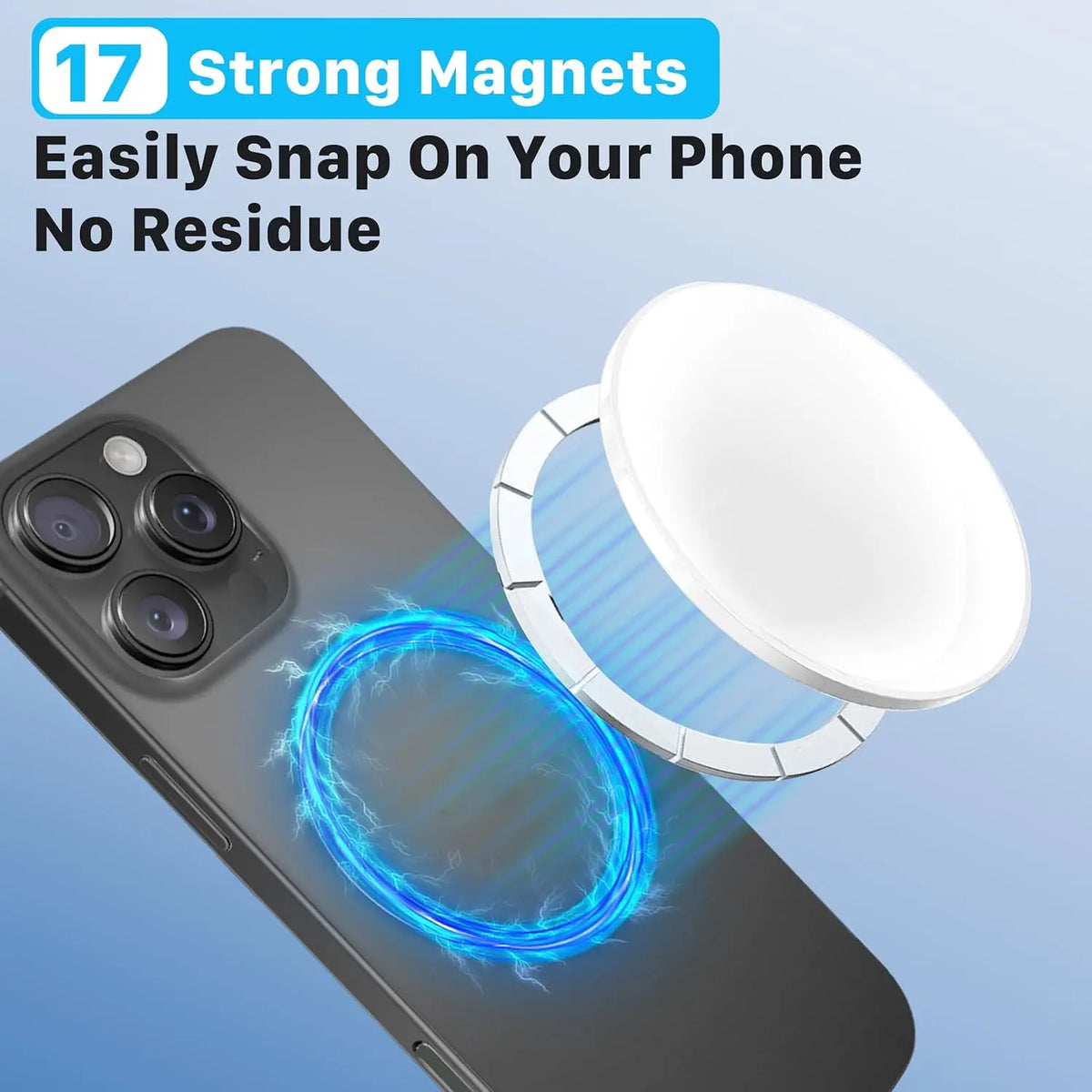 Magnetic Selfie Mirror for Back Camera | Wide Angle MagSafe Phone Camera Mirror QXL