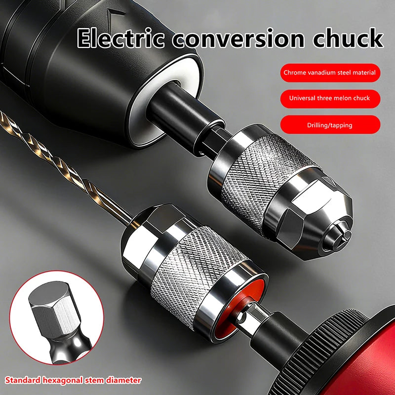 Quick-Change Hex Shank Drill Bit Adapter & Collet Converter Drill Bit Adapter QXL