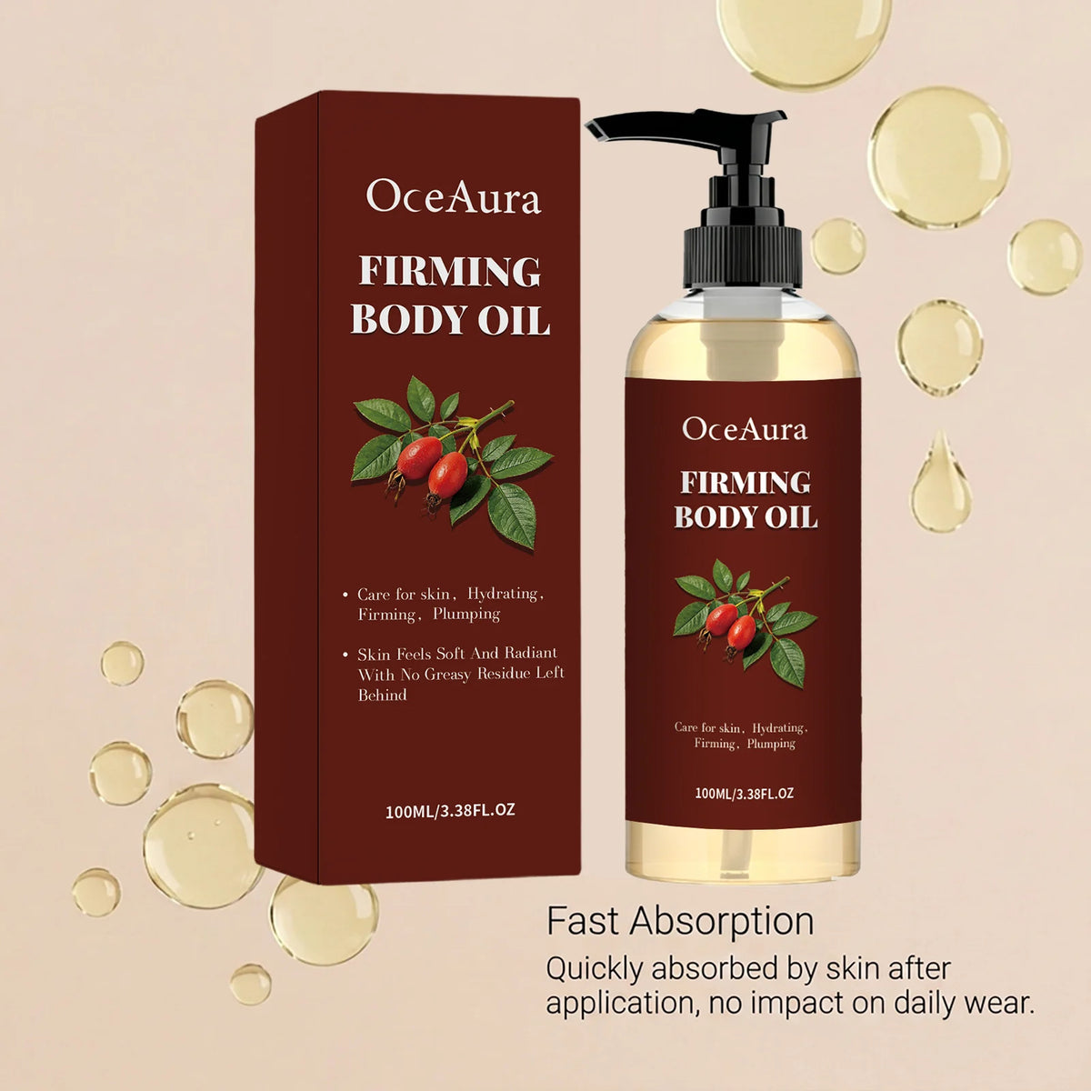 Daily Body Oil Moisturizer – Fast-Absorbing & Radiant 100ml Body Oil Moisturizer QXL