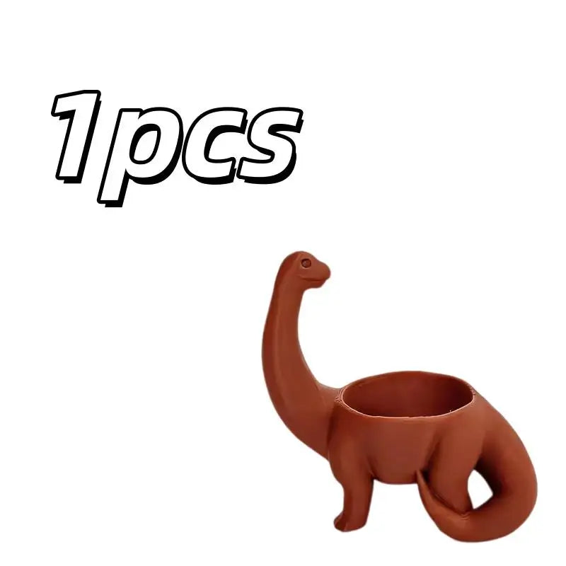 Dinosaur Planter Pot with Drainage | Succulents & Herbs Novelty Planter Pot QXL 1pcs