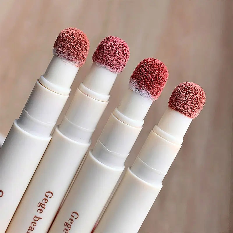 2-Pack Velvet Matte Lip Mud Stick with Sponge Applicator Matte Lip Stick Set QXL