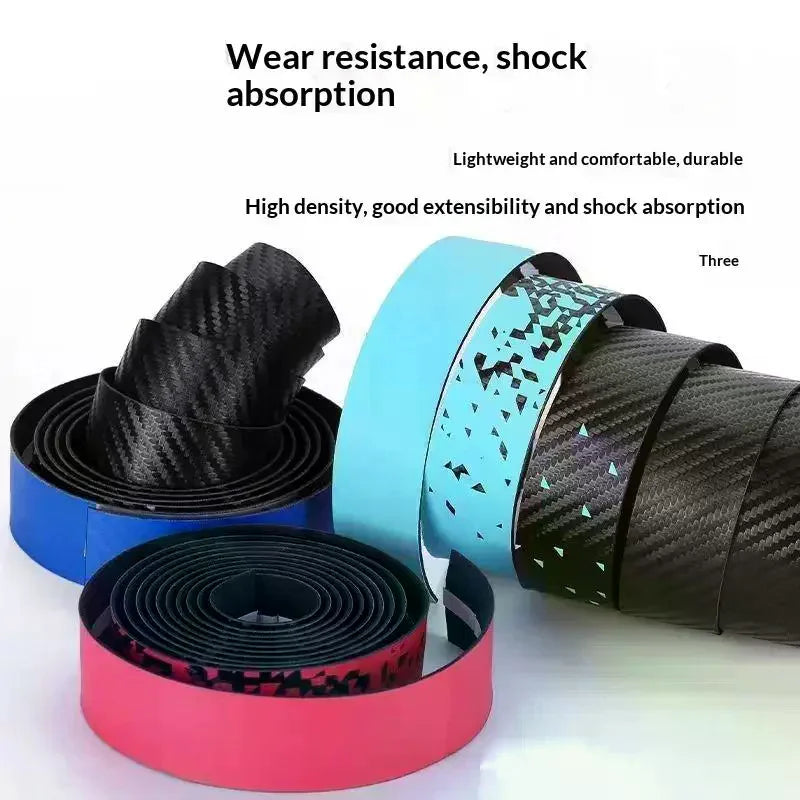 Anti-Vibration Bike Handlebar Tape | Non-Slip PU EVA Grip Bike Handlebar Tape QXL
