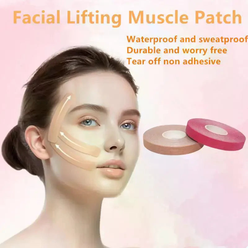 Face Lifting Tape – Forehead, Neck & Chin Firming Roll Face Lifting Tape QXL