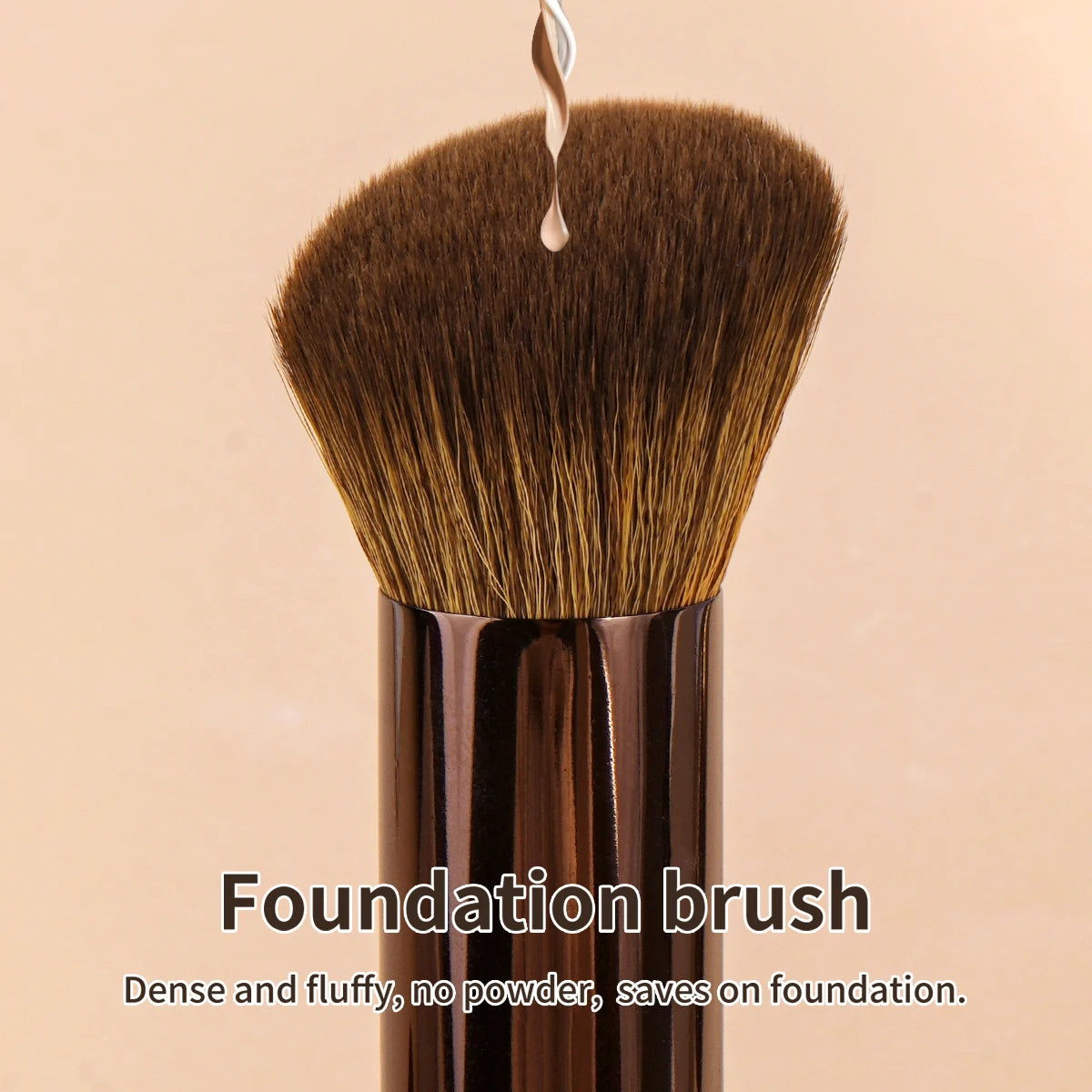 MAANGE 2-Pc Foundation & Contour Sculpting Makeup Brush Set Makeup Brush Set QXL