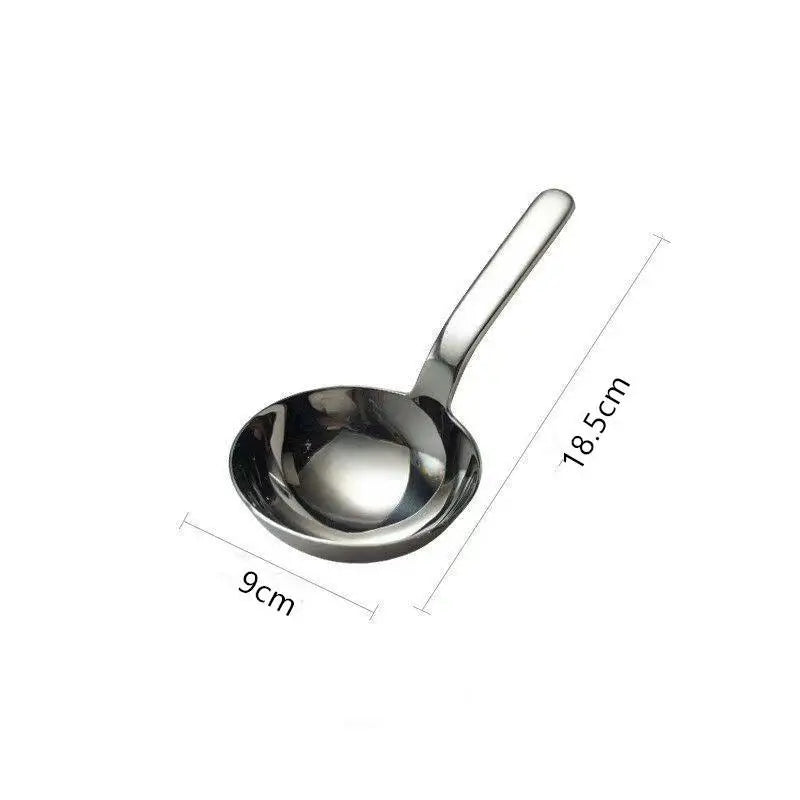 Stainless Steel Short Handle Large Soup Ladle Spoon Soup Ladle Spoon QXL