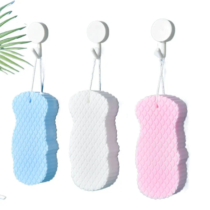 Pink Magic Exfoliating Bath Sponge | Body Scrub All Ages Exfoliating Bath Sponge QXL