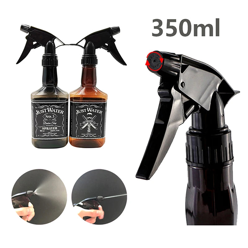 Retro Barber Hairdressing Spray Bottle 150/350ml Refillable Hairdressing Spray Bottle QXL