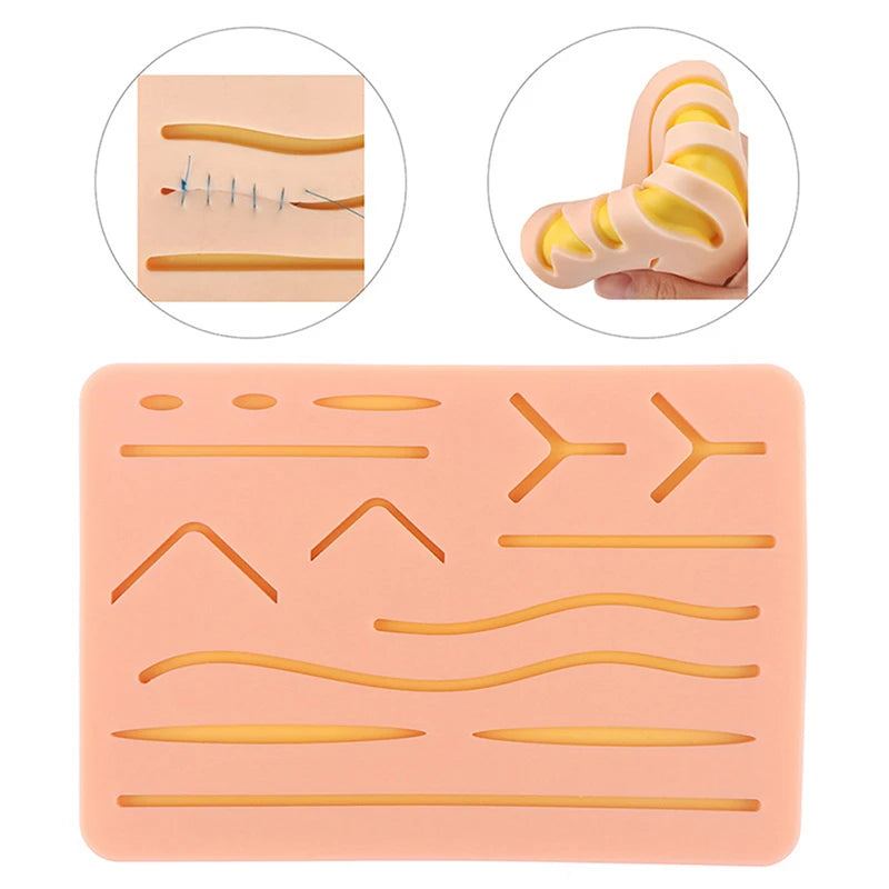 Silicone Suture Practice Pad | Medical Student Training Kit Suture Practice Pad QXL
