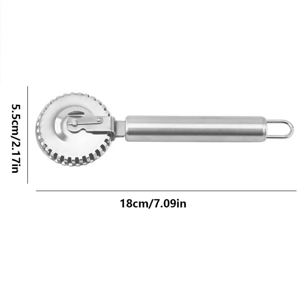 Stainless Steel Pastry Crimper Wheel | Ravioli & Dumpling Cutter Pastry Crimper Wheel QXL