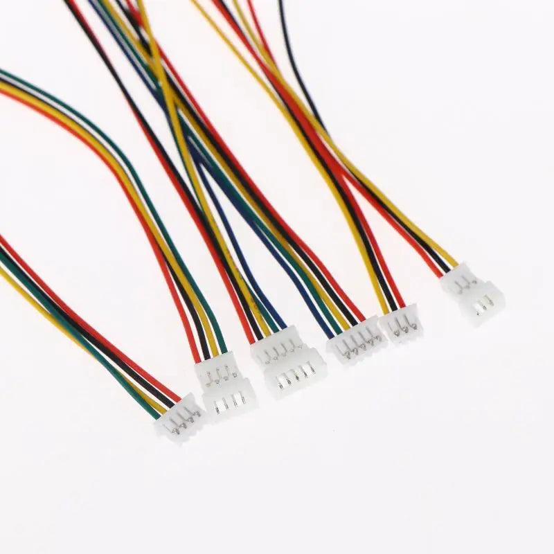 10-Pack 1.25mm Mini JST Connector Cable 2–6 Pin Male Female JST Connector Cable QXL