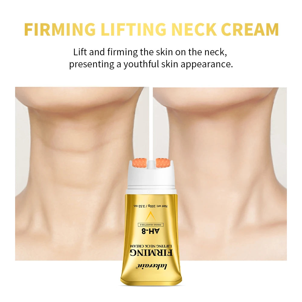 AH-8 Firming Neck Cream with Roller – Lifting & Smoothing Neck Firming Cream QXL