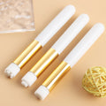 3-Pack Soft Nose & Lash Cleansing Brushes | Pore Cleanser Facial Cleansing Brush QXL White 3pcs