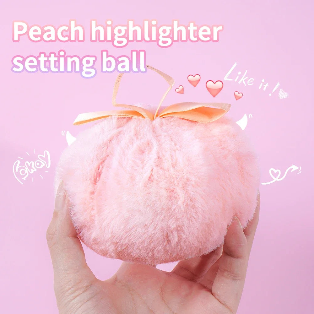 VERONNI Fluffy Glitter Body Powder Puff – Face & Body Highlighter Body Highlighter Puff QXL