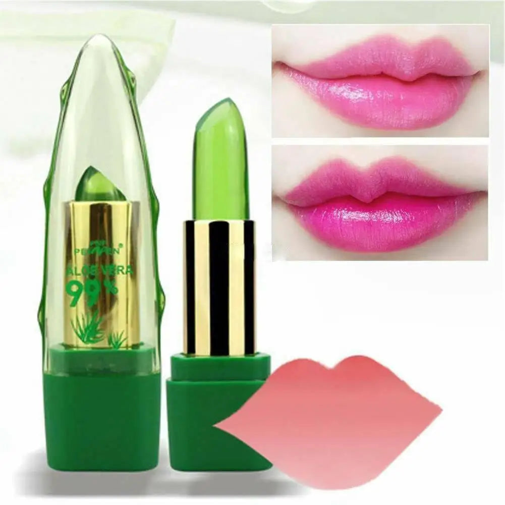 Color Changing Lip Balm – Aloe Vera Moisturizing Lip Gloss Color Changing Lip Balm QXL
