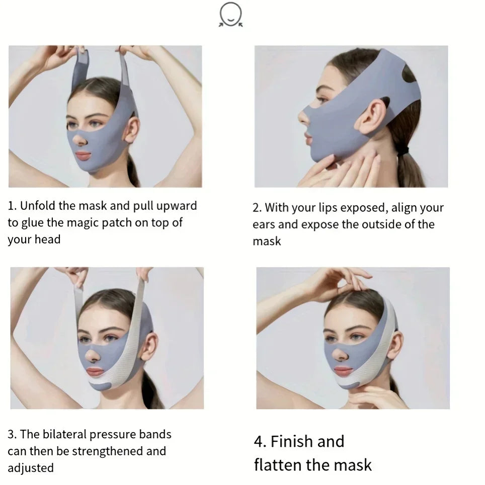 V Line Face Lifting Strap & Chin Slimming Bandage Face Lifting Strap QXL