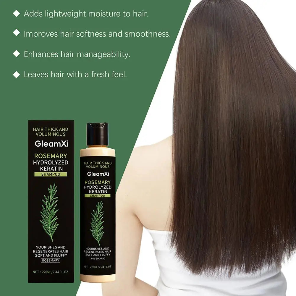 220ml Rosemary & Keratin Shampoo – Oil Control & Nourishment Keratin Shampoo QXL