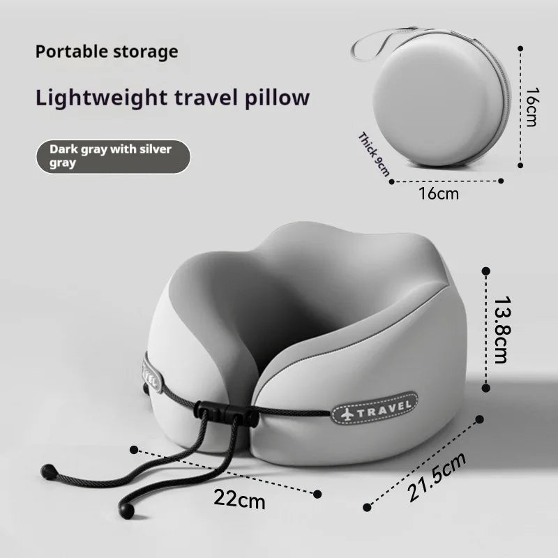 U-Shaped Memory Foam Travel Neck Pillow – Soft Support Travel Neck Pillow QXL