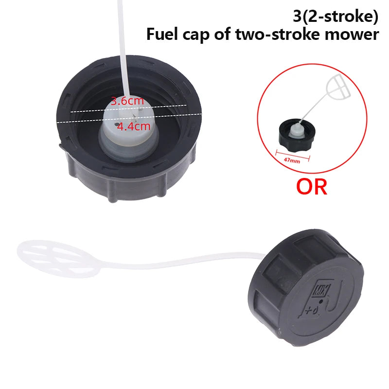 Brushcutter Fuel Tank Cap for Lawn Mower, Trimmer & Chainsaw Garden Tool Part QXL 32-stroke