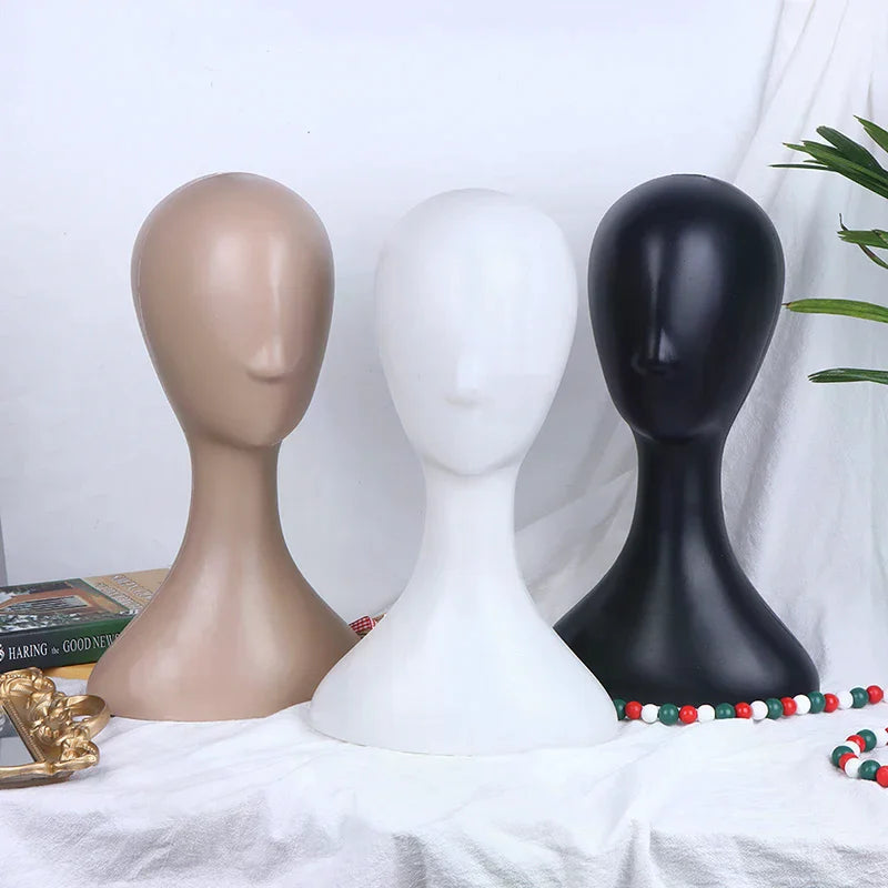 Female Mannequin Head Stand | Wig Hat & Hair Display Model Mannequin Head Stand QXL