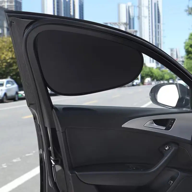 2-Pack Car Front Window Sunshades | Electrostatic Cling Film Car Window Sunshade QXL