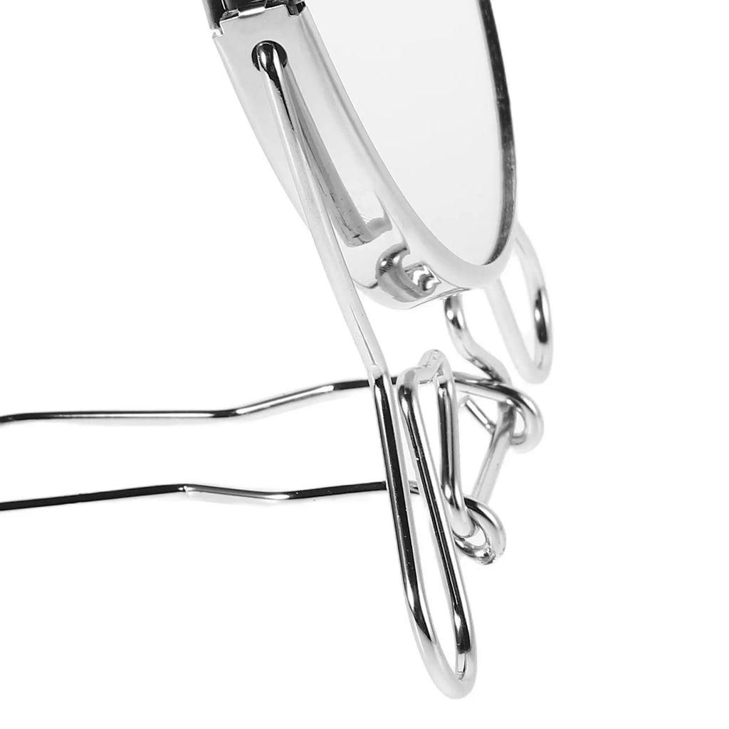 Dual-Sided Rotating Desktop Makeup Mirror | Metal Frame Desktop Makeup Mirror QXL