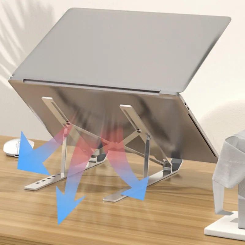 Foldable Laptop Stand | Portable Plastic Lifting Bracket Laptop Stand QXL