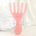 Double-Ended Scalp Massager Comb | Portable Head Scratcher Scalp Massager Comb QXL Pink