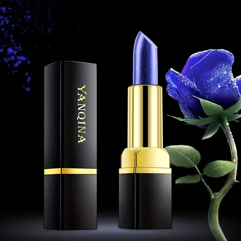 Color-Changing Lipstick | Blue to Red Magic Lip Balm Color-Changing Lipstick QXL