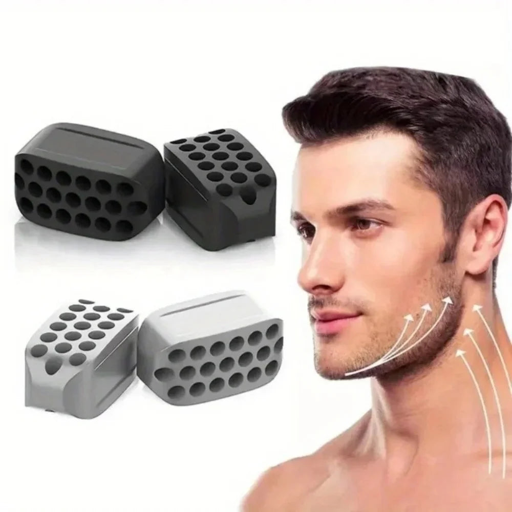 Silicone Jaw Exerciser & Facial Toner | Jawline Fitness Ball Facial Toning Tool QXL