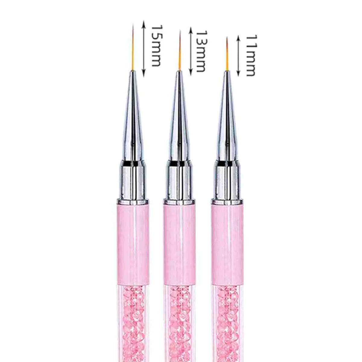 FUMOSIK Nail Art Liner Brush | Striping & 3D Design 5–15mm Nail Art Liner Brush QXL