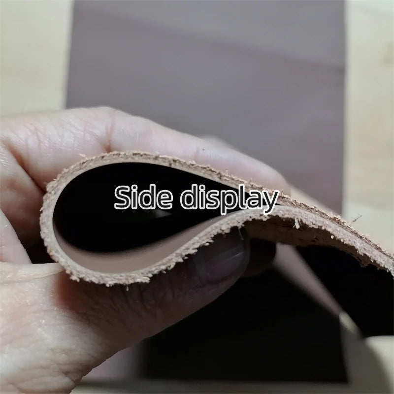 1.3mm Vegetable-Tanned Top-Grain Cowhide Leather Sheet DIY Leather Craft Sheet QXL