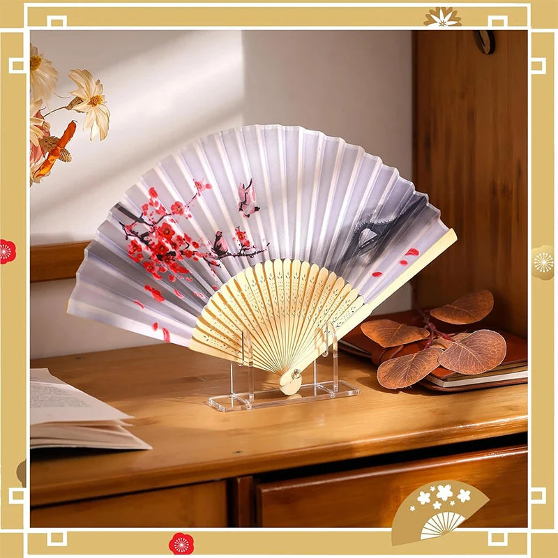 Acrylic Fan Display Stand | Foldable Holder for Hand Fans Fan Display Stand QXL