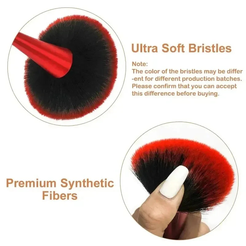 Rose Gold Blush Brush | Large Professional Powder Contour Makeup Blush Brush QXL