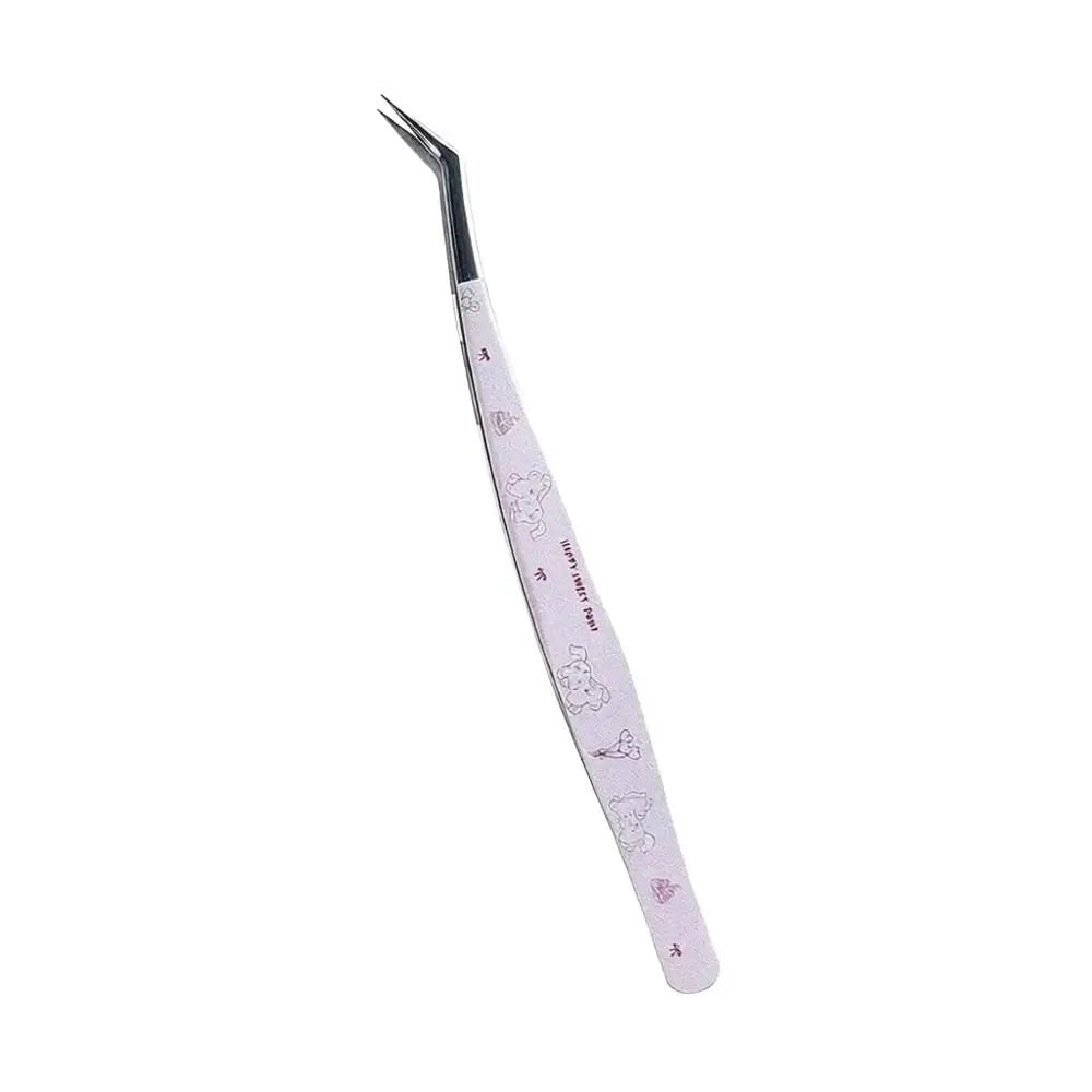 Curved Lash Extension Tweezers | Anti-Static Stainless Steel Lash Extension Tweezer QXL