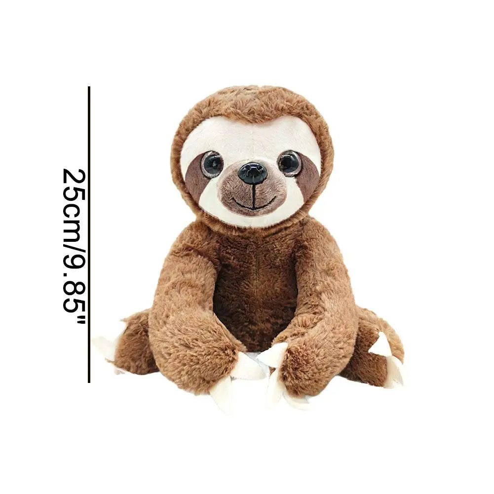 25cm Kawaii Sloth Plush Stuffed Animal | Mom & 4 Baby Set Stuffed Animal Plush QXL