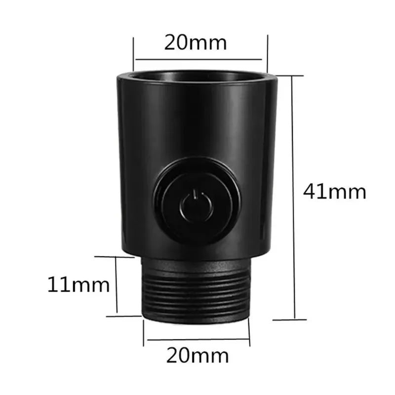 Shower Arm Diverter | One-Button Water Flow Shut-Off Switch Shower Diverter Valve QXL