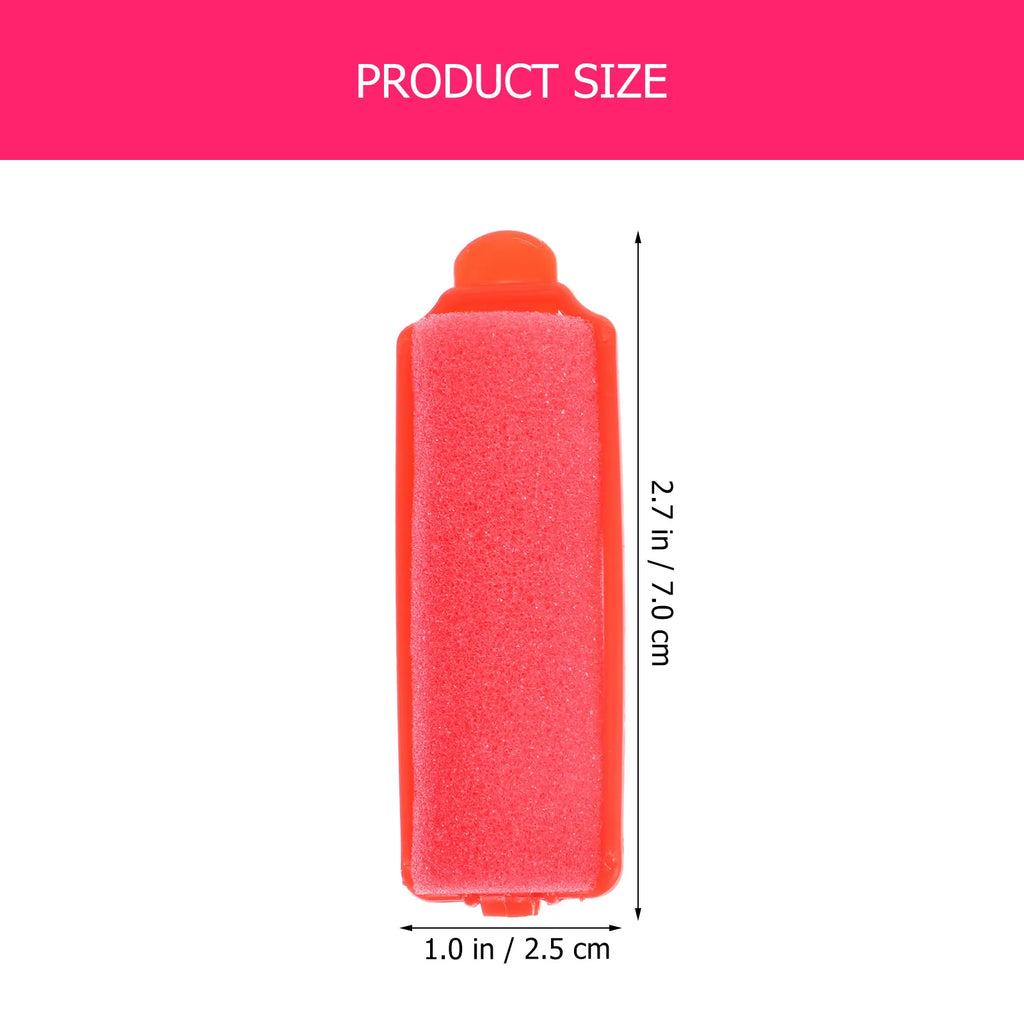 24-Pack Sponge Hair Rollers | Waves, Curls & Air Bangs Sponge Hair Rollers QXL