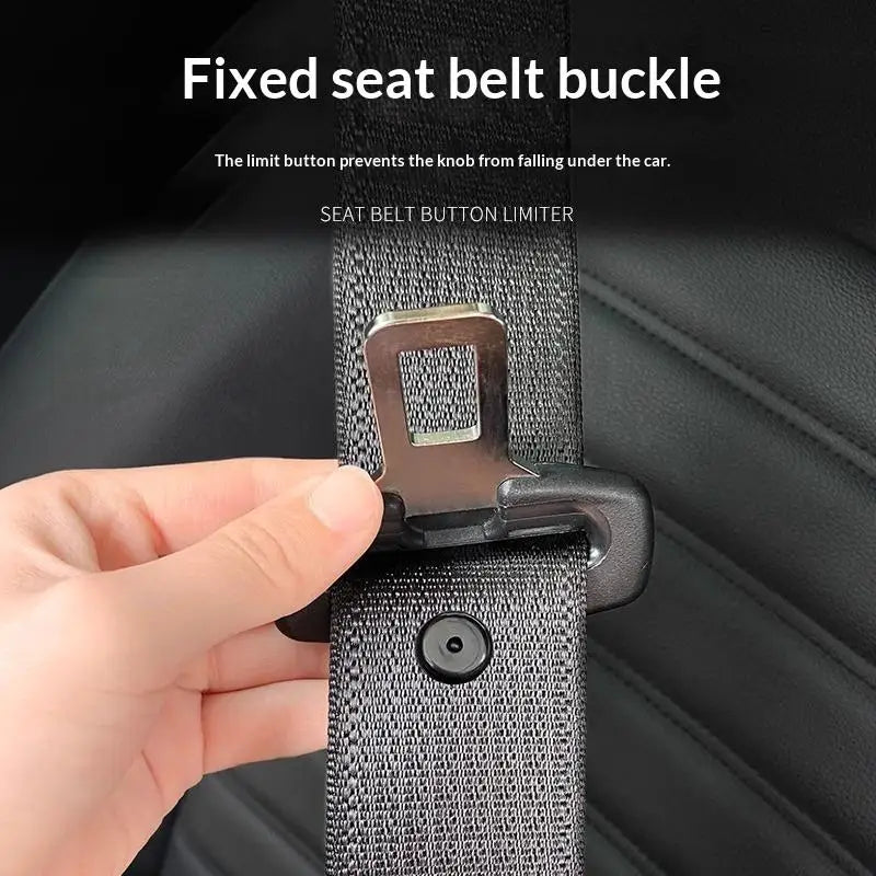 10-Pair Car Seat Belt Safety Clips | Universal Stopper Set Seat Belt Clip QXL