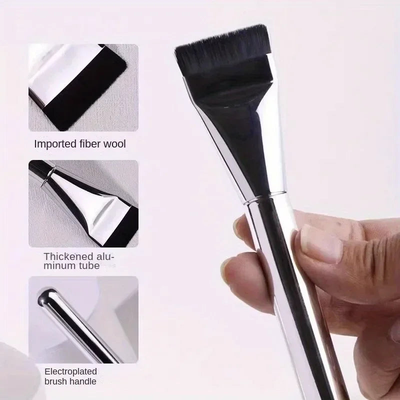 Flat Head Foundation Brush – Streak-Free Flawless Finish Foundation Brush QXL