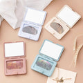 Portable Folding Mirror & Comb Set | Compact Cosmetic Mirror Cosmetic Mirror Set QXL Random Colors