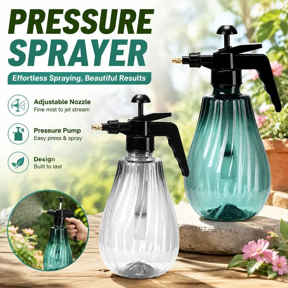 1.5L Pressure Spray Bottle | Adjustable Nozzle Mist Sprayer Pressure Spray Bottle QXL