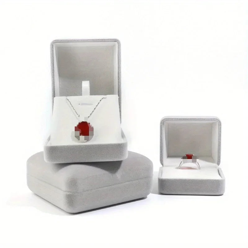 Arched Velvet Jewelry Gift Box | Ring, Earring & Pendant Jewelry Gift Box QXL