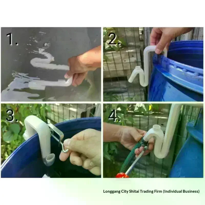 Self-Priming Siphon Hose Kit | Auto Drain & Rainwater Transfer Siphon Hose Kit QXL