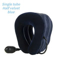 Inflatable Cervical Neck Traction Collar | Adjustable Stretcher Cervical Traction Collar QXL Blue