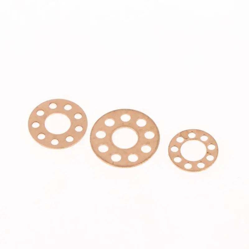 10-Pack Brass Washers for Folding Knife | Precision Gaskets Knife Pivot Washers QXL